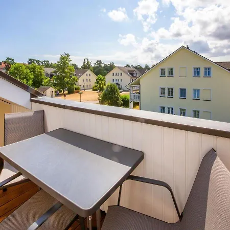 شقة Duenenpark - Komfortplus Mit 1 Schlafzimmer Und Balkon Im Dachgeschoss 114